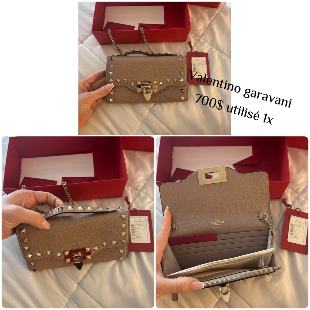 Valentino Garavani Tan Studded Women's Bag